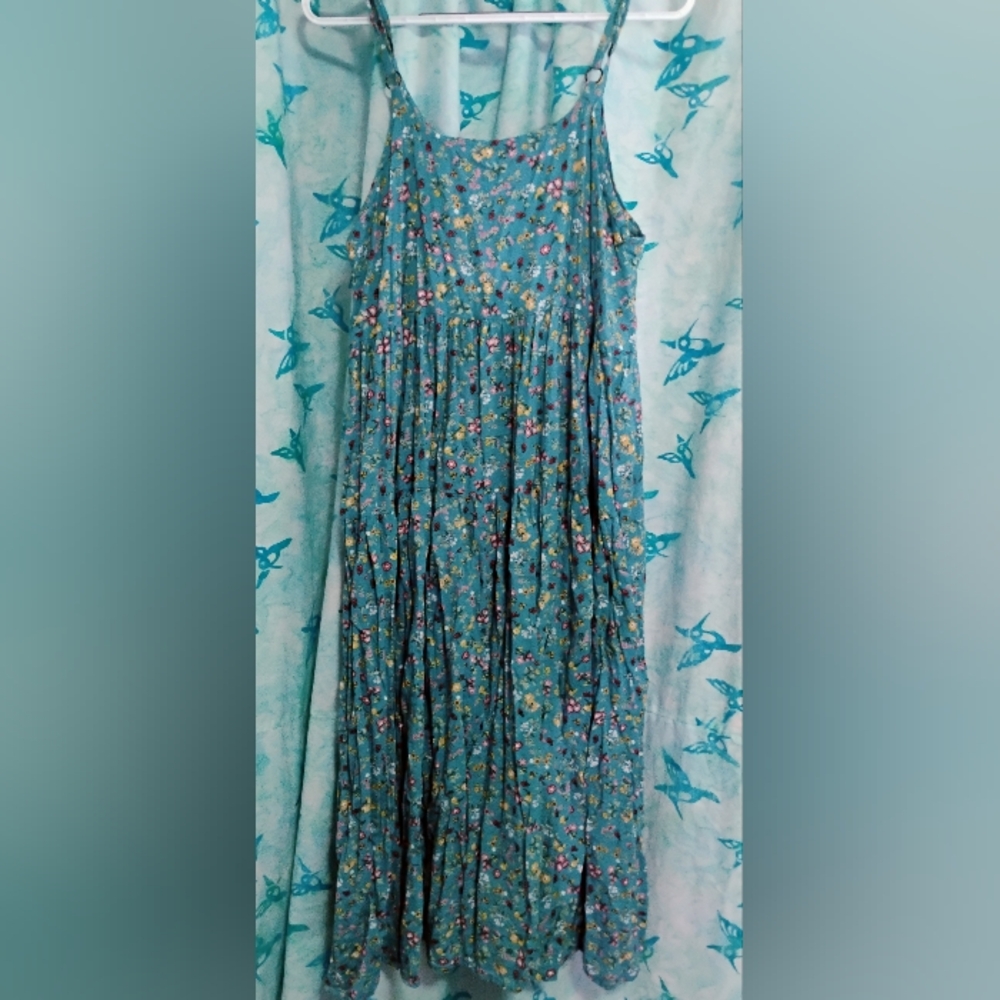 Floral Green Sundress